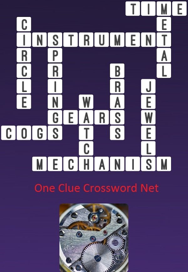 One Clue Crossword Watch Gears Answer