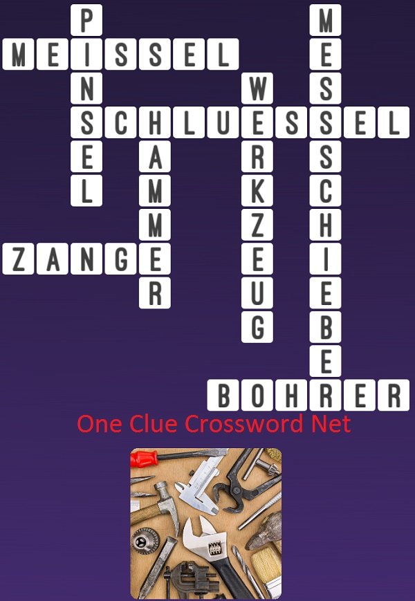 One Clue Crossword Werkzeug Antworten