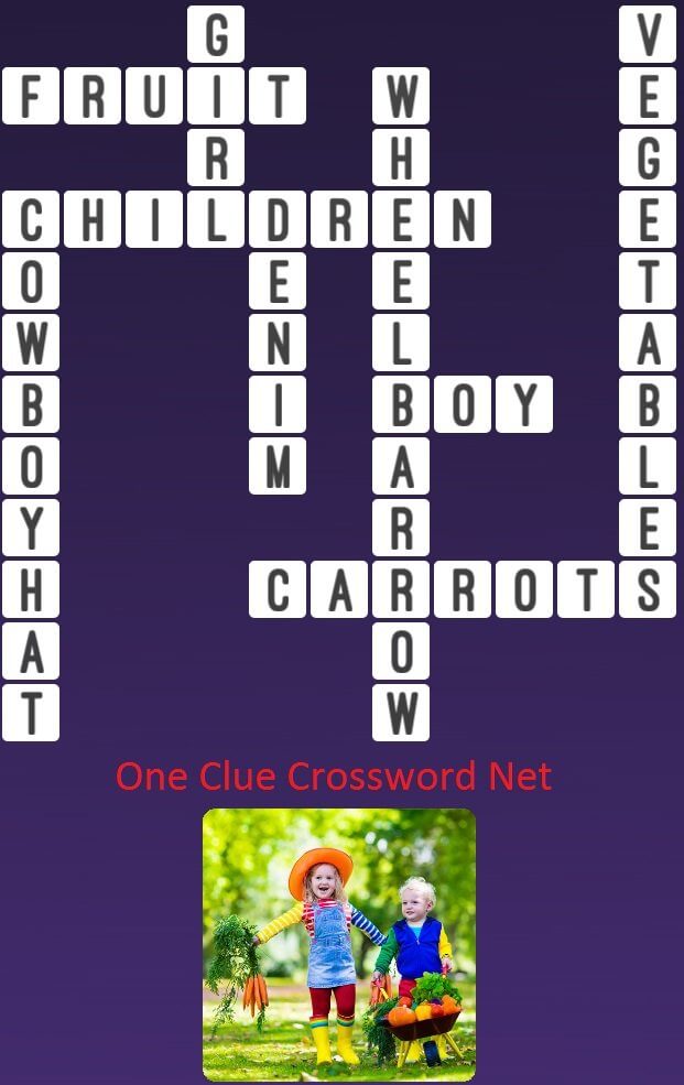 Wheelbarrow One Clue Crossword