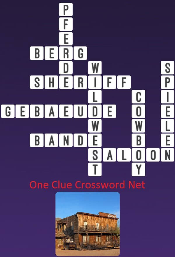 One Clue Crossword Wild West Antworten