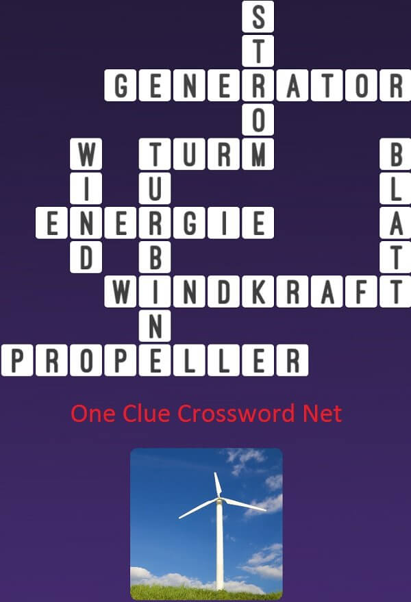 One Clue Crossword Windkraft Antworten