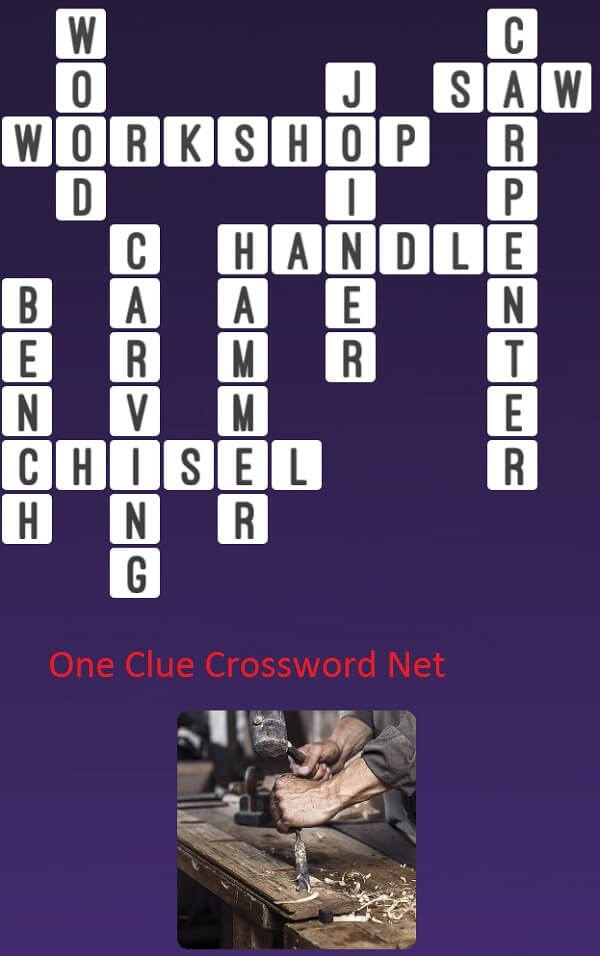 One Clue Crossword Wood Workshop Answer