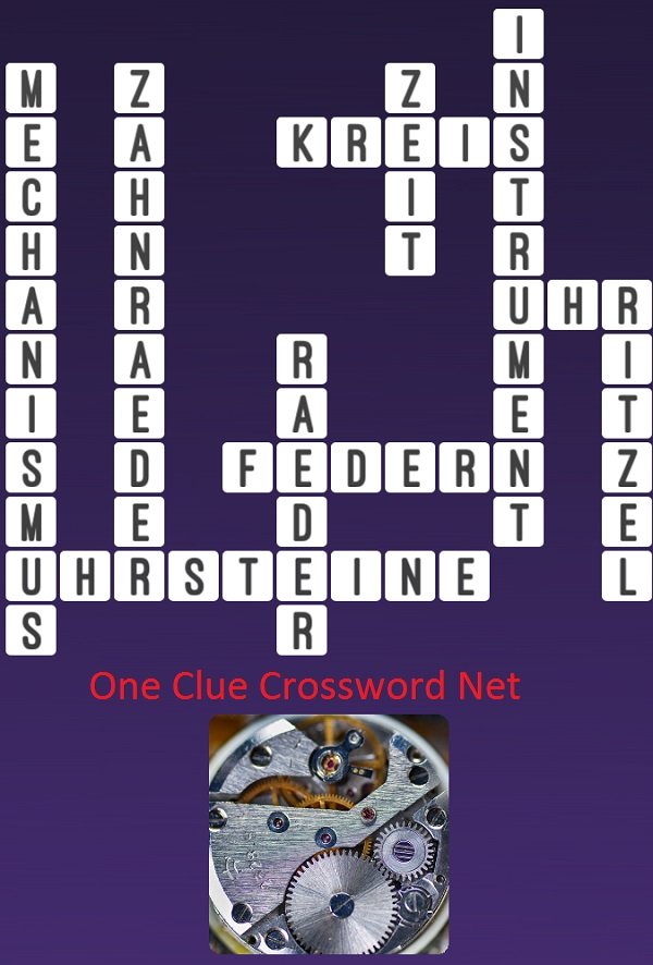 One Clue Crossword Zahnraeder Antworten